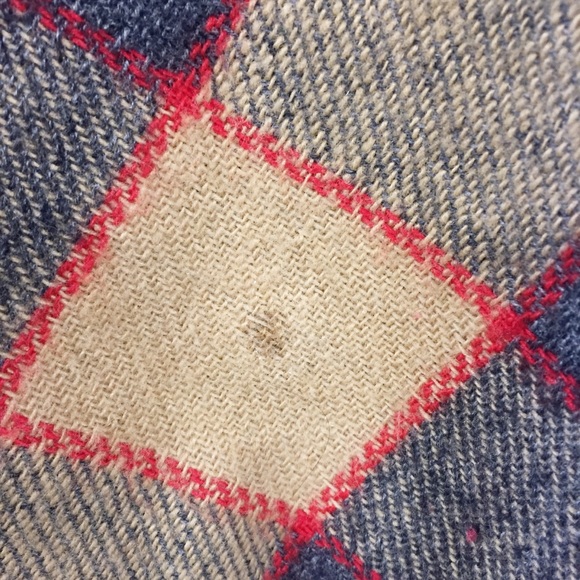 VTG | Plaid Argyle A-Line Wool Skirt - Picture 6 of 6